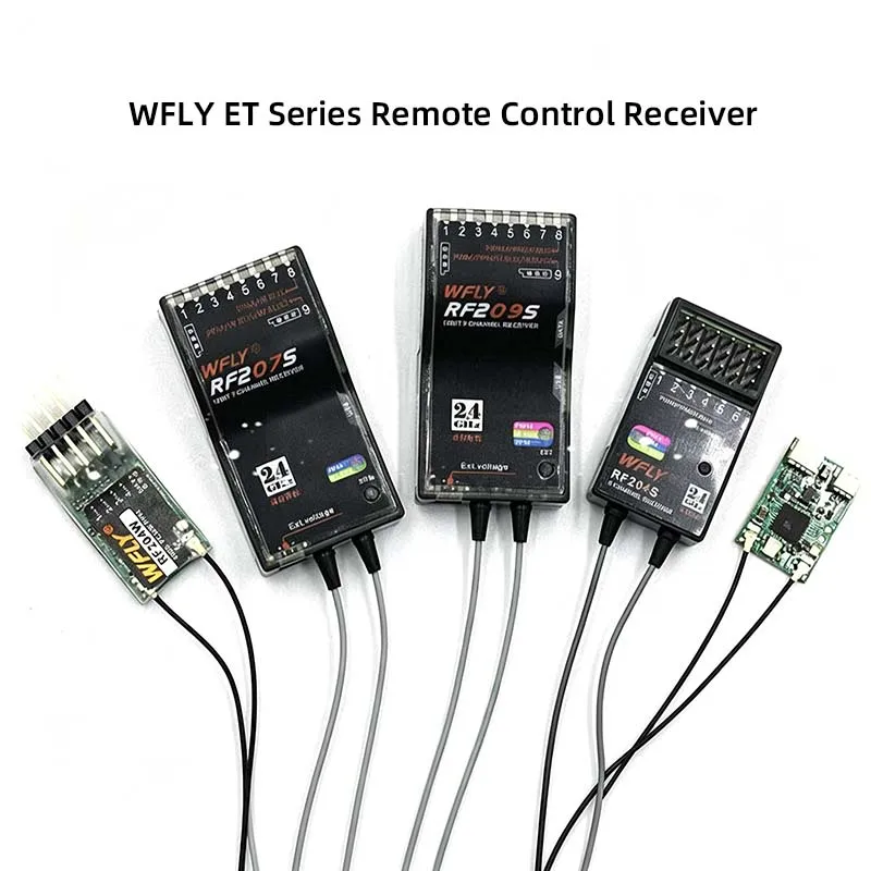 WFLY ET06/ET07/ET12/ET16 Remote Control Receiver with SBUS Support: RF201S, RF206S, 204W, 209S