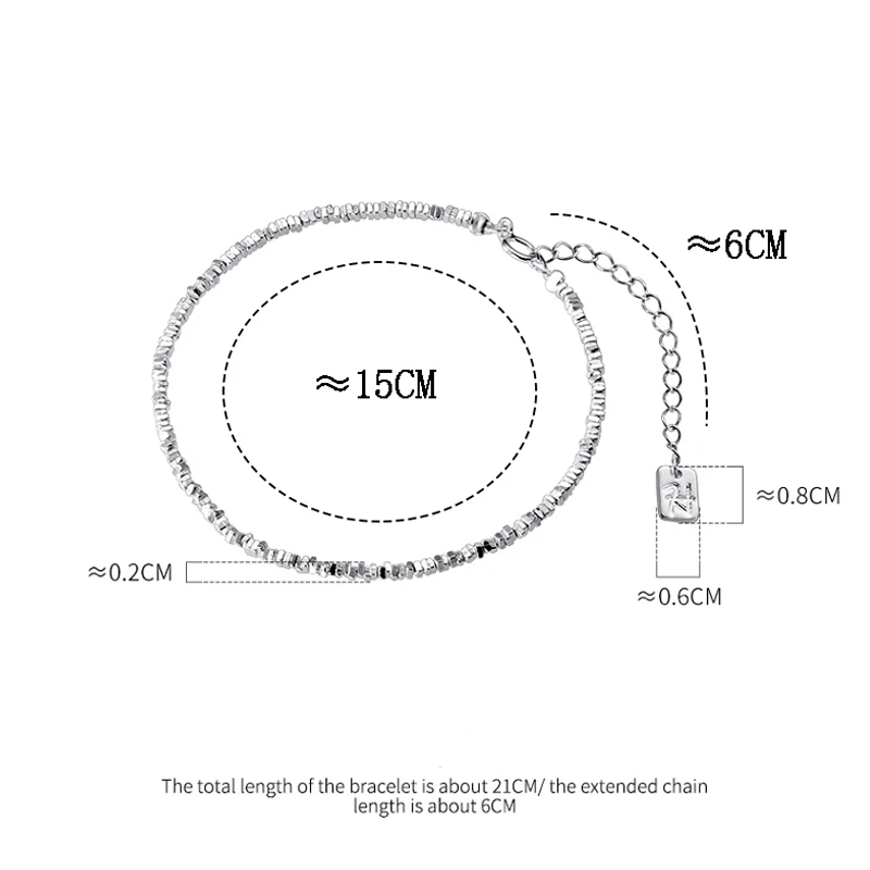 MIQIAO Silver 925 Bracelet For Women Jewelry Fashion 2023 Accessories New In Bracelets Luxury Real Sterling Women's Hand