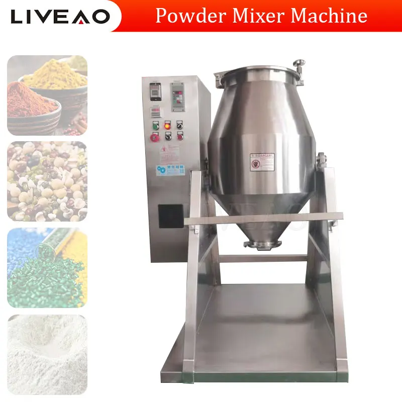 Commercial Sugar Spice Dry Powder Universal Food Mixing Equipment Mixer Powder Machine 100kg