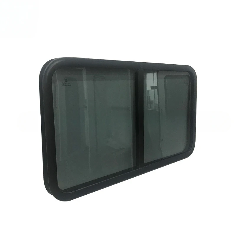 Factory direct sales of RV accessories, tempered glass rounded sliding windows, two-way sliding RV windows