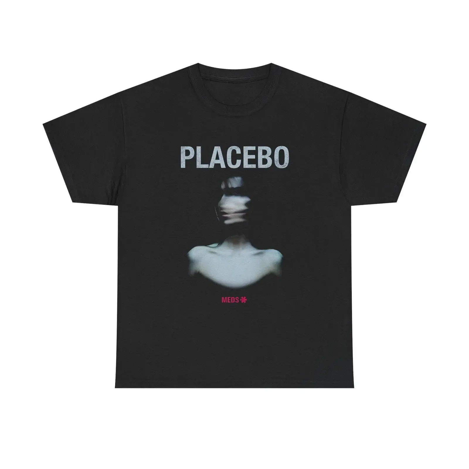 Placebo Meds Album T Shirt Alternative Rock Band Brian Molko Indie 2000s Music  vintage Washed Top For Everyday Wear Stretched