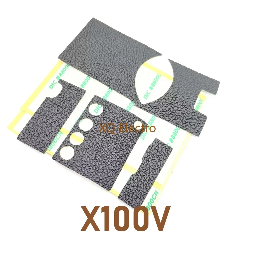 

НОВЫЙ НАБОР ИЗ 5 ШТ. НАКЛАДОК НА ПЕРЕДНЮЮ РУЧКУ И БОКОВЫЕ РЕЗИНОВЫЕ НАКЛАДКИ ДЛЯ КАМЕР FUJIFILM FUJI X100V, ЗАПАСНЫЕ ЧАСТИ + ЛЕНТА