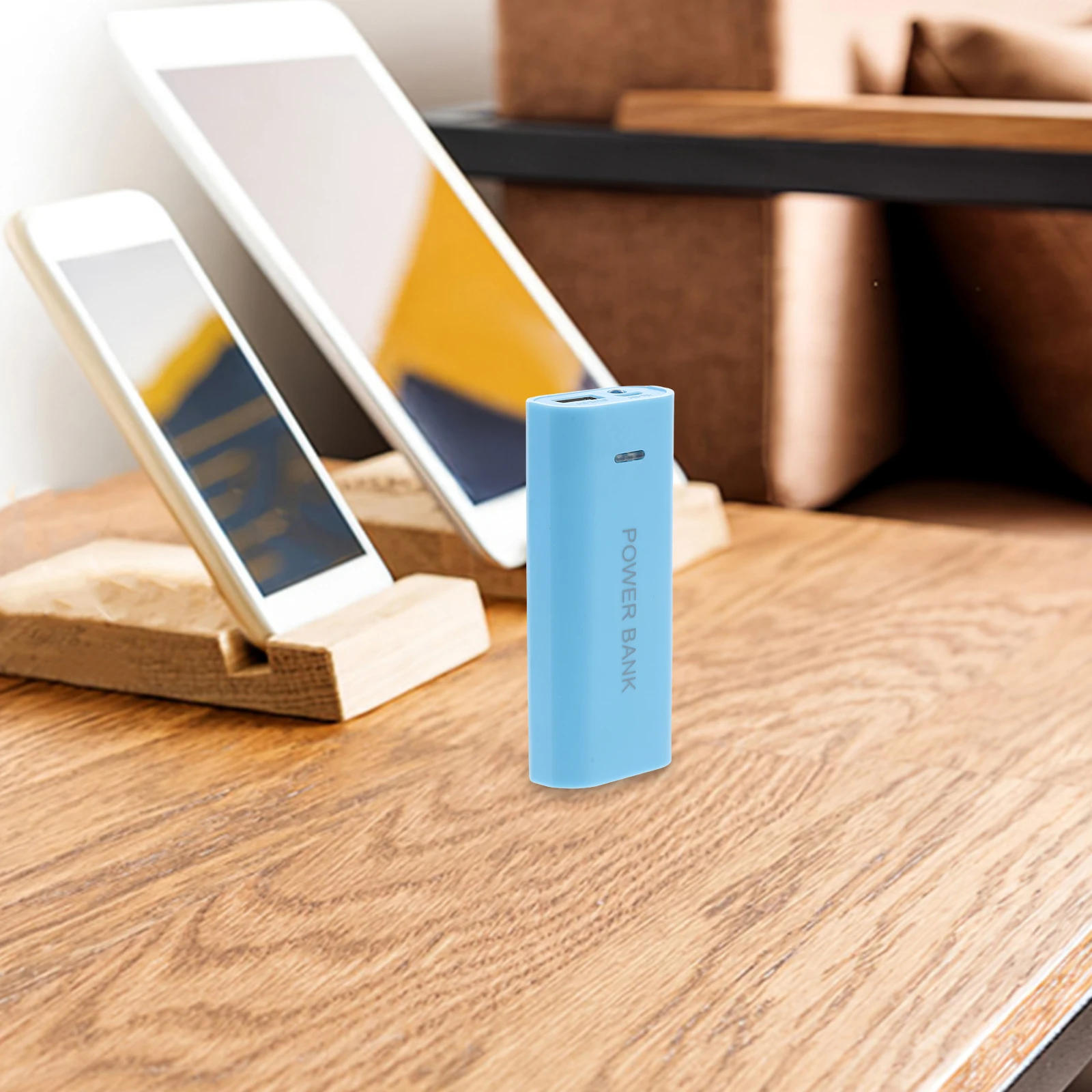 Storage Box Coins Hidden Cash Container Small Containers for Blue Fake Power Bank Travel