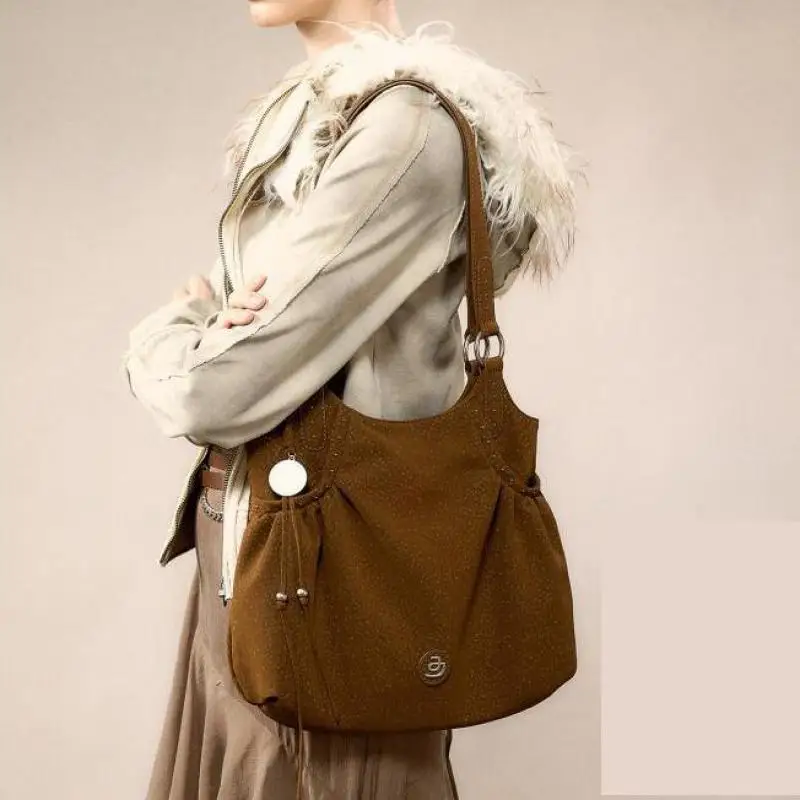 

2026 Light Luxury Fashion And Sexy Leopard Print Multi Pocket Pleated Shoulder Bags Personalized And High-end Women's Bag Trendy