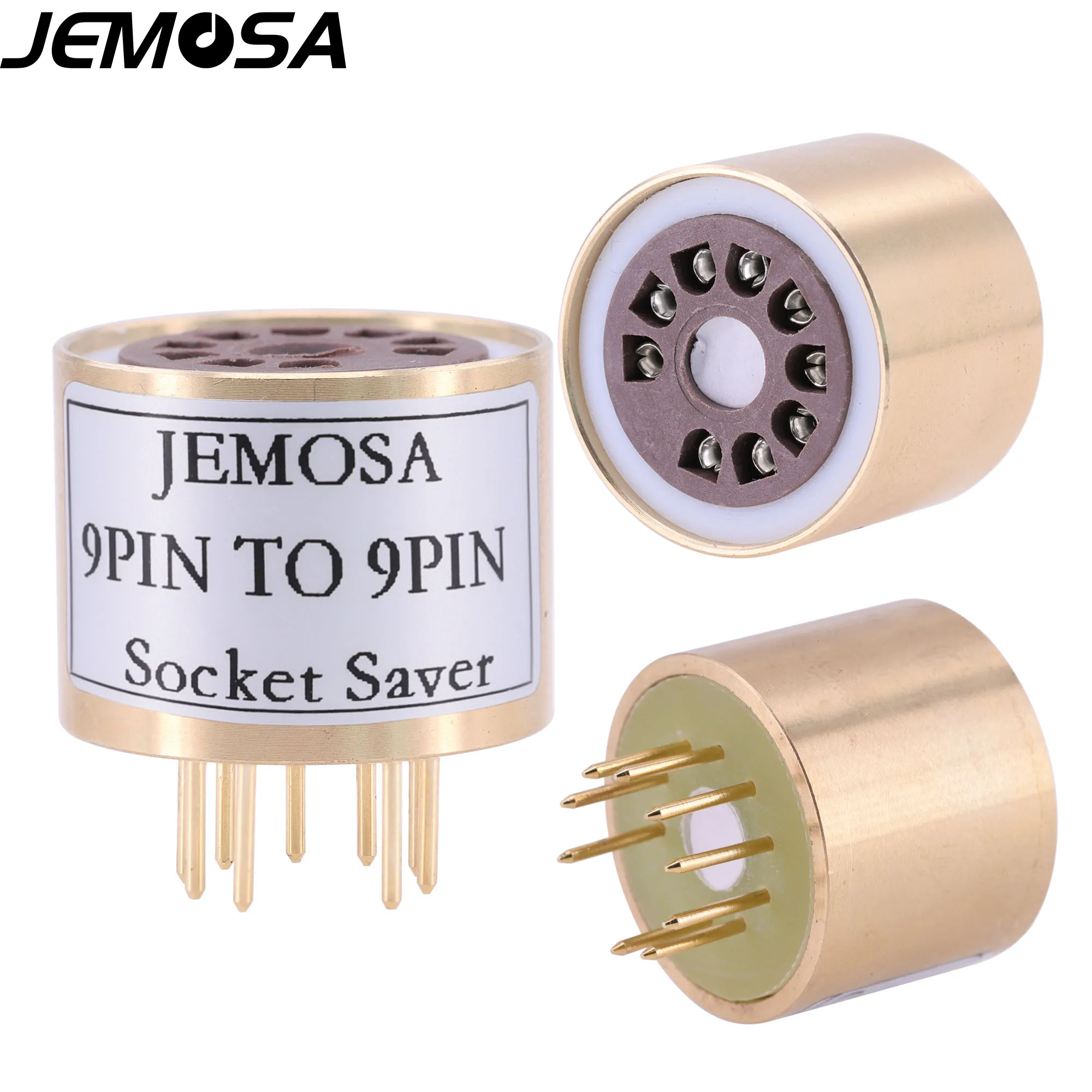 1PC 9Pin Vacuum Tube Saver Test Socket For 6922 E88CC 12AX7 12AU7 ECC82 ECC83 Vintage Tube Amplifier Audio Socket Adapter