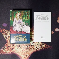 12CMX7CM Tarot Cards with Guide Book.Tarot Divination of Oppositions Cards.tarot Cards for Beginners.Fate Divination.Oracle Deck
