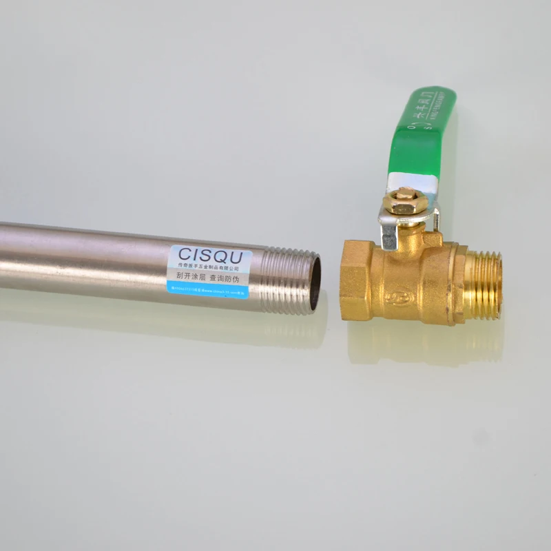 1 Stuks 1/2 "~ 1" 201 Roestvrijstalen Buisindustrie Olie Water Gas Draad Verlengingspijp