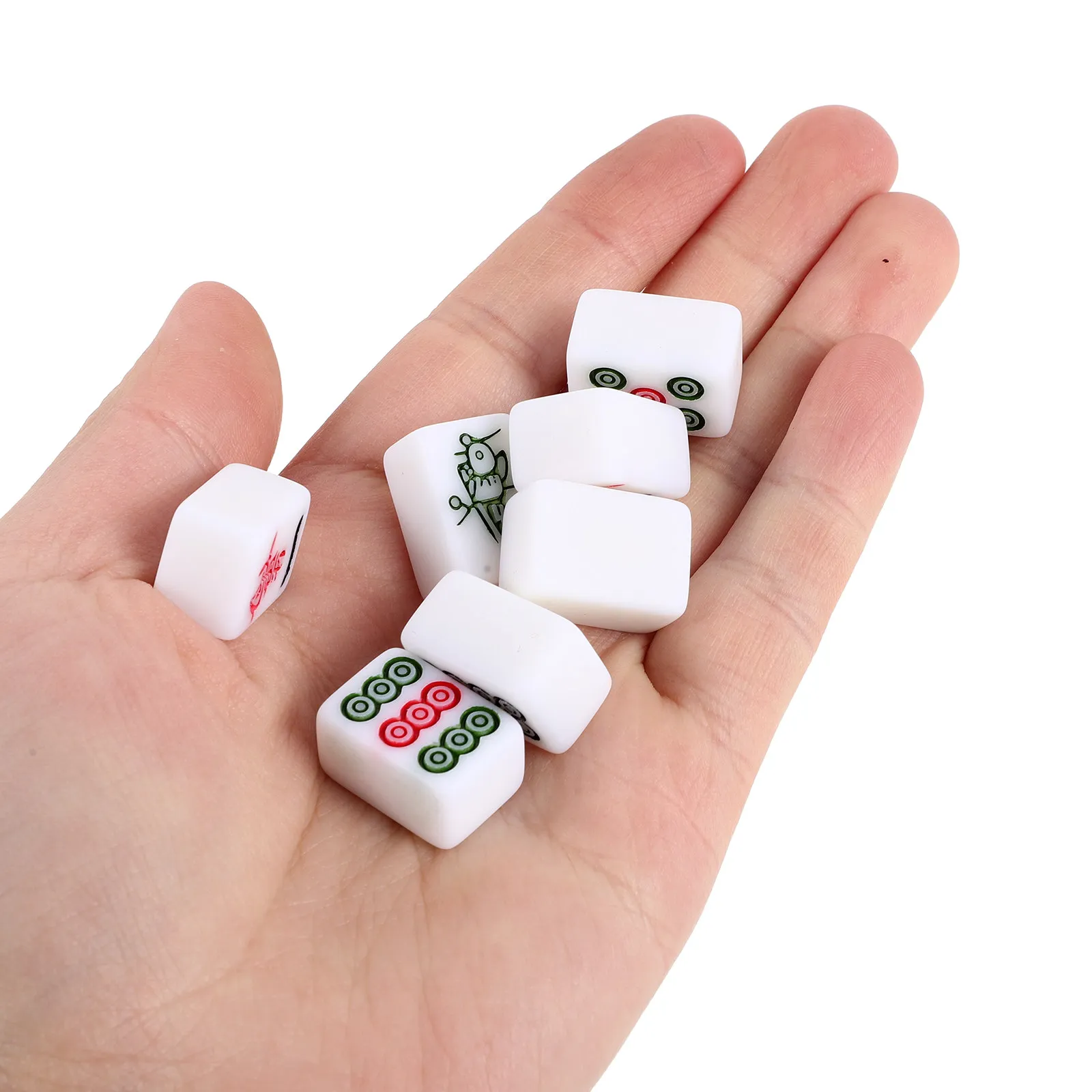 Mini Travel Mahjong Compact Lightweight Foldable Game Set Portable Size Perfect for Travel Gathering Entertainment Game