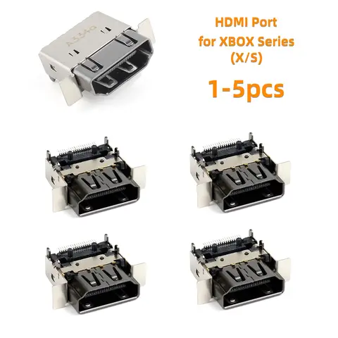 1/5Pcs Replacement Origina HDMI Port for XBOX Series S X Console Socket Interface Connector Accessory