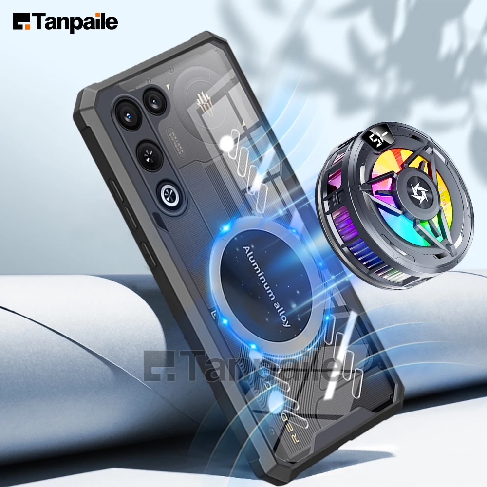 

Cooling Case For Red Magic 11 Air Pro+ Plus / Red Magic11 Gaming Shockproof Magnetic Heat Dissipation Shell