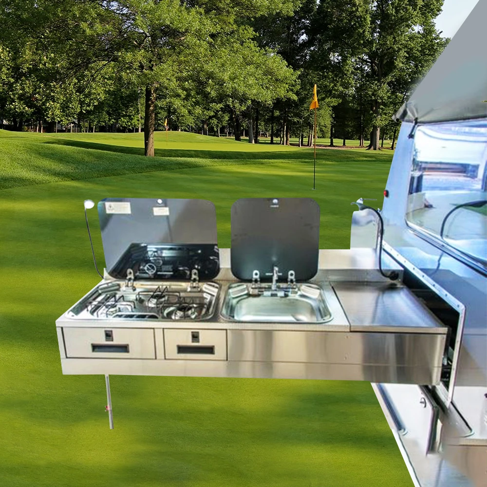 

Kitchen Trailer Accessories Motorhome Waterproof RV Awning Steel Stainless Steel Aluminium Manual Control