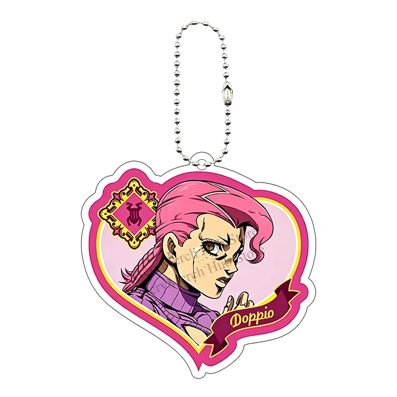 Doppio Giorno Risotto JOJO Anime Cartoon Acryl Trendiger Anhänger Rucksack-Dekoration Schmuck Doujin Schlüsselanhänger Geschenk – Detail 7