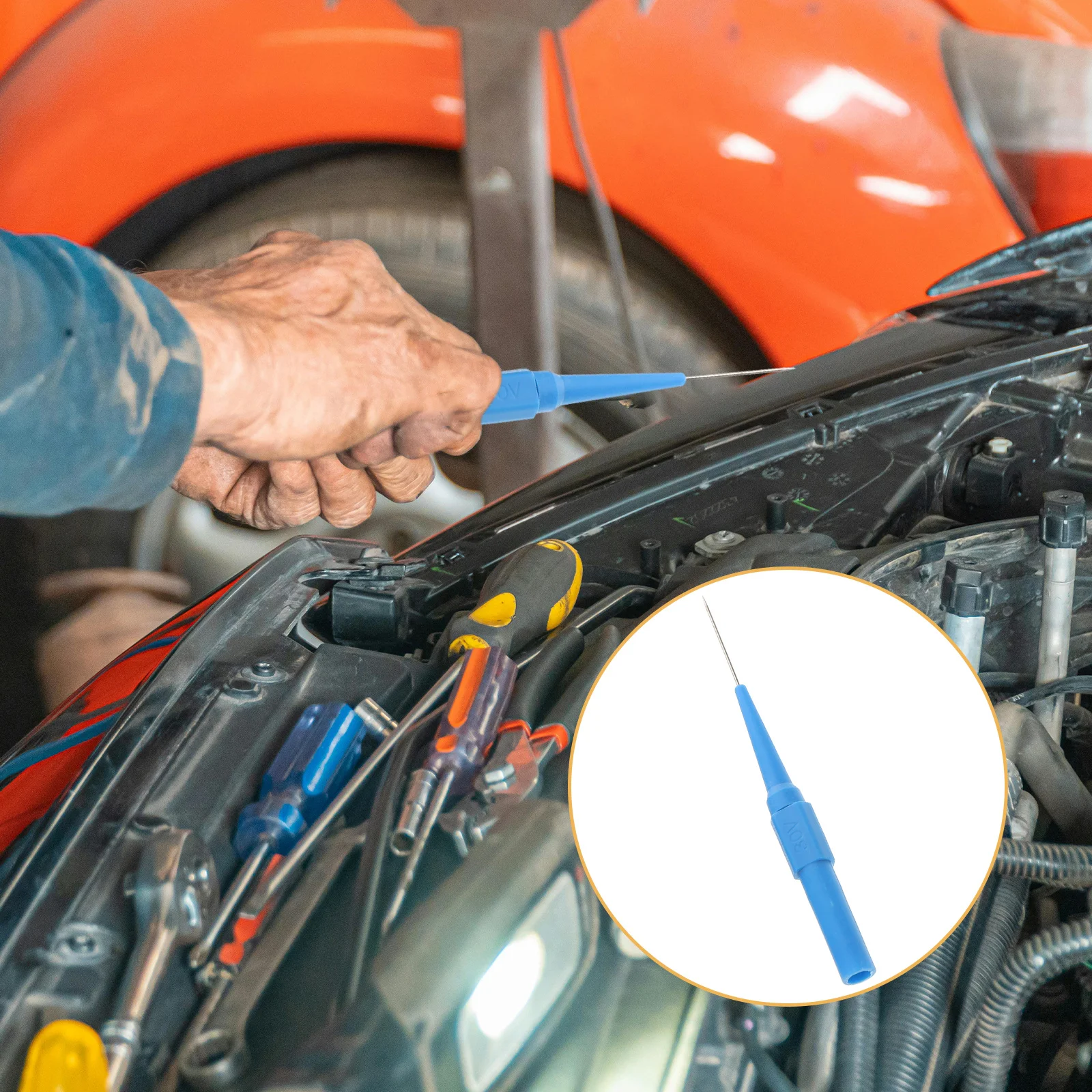 

5Pcs Multimeter Test Probes Piercing Needle Automotive Circuit Testing Back Probe Set Reliable Car Repair Probe Tester