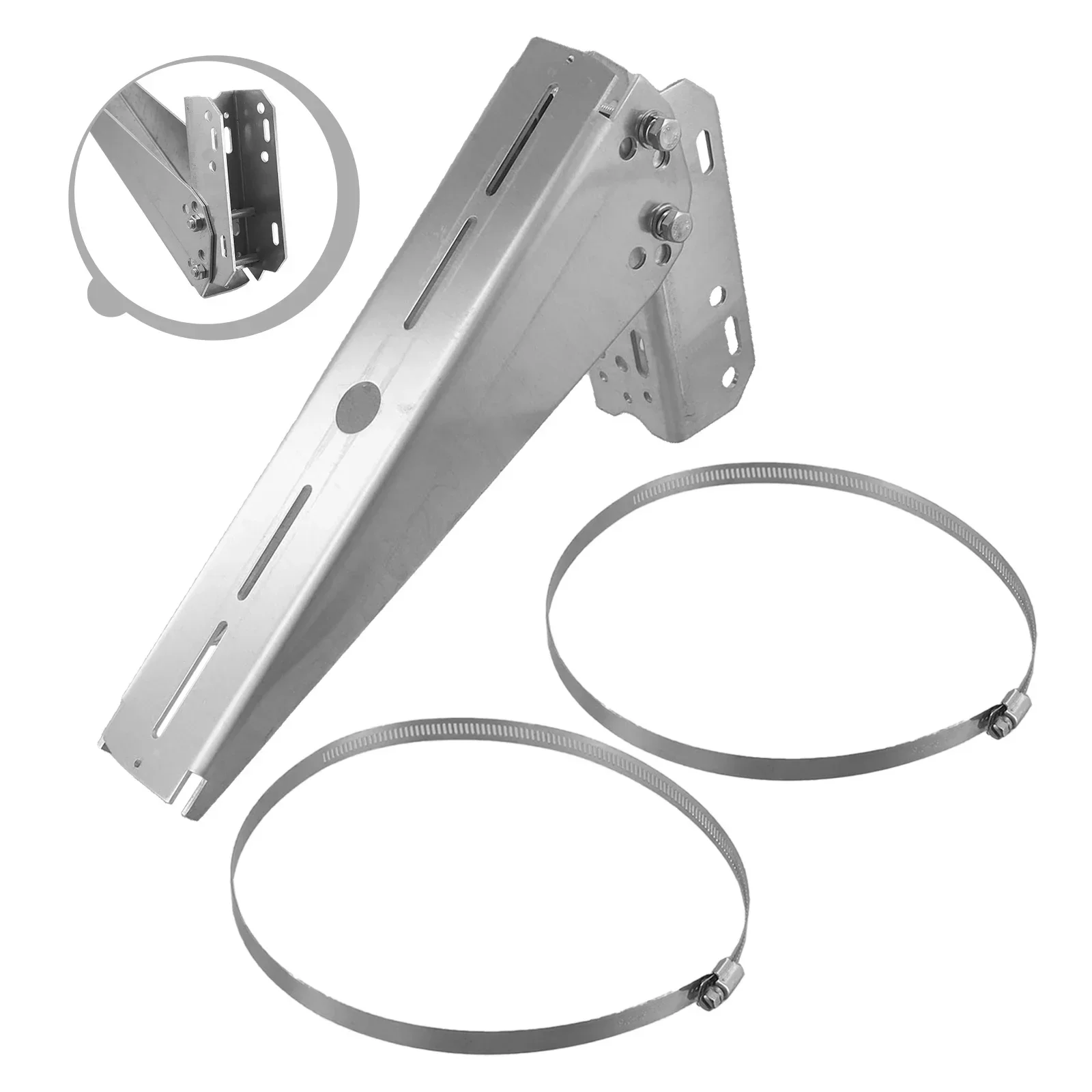 High Quality PV Bracket Wall Solar Mount With Stainless Steel Screws DIY Easy Installation Panel Pole Mount Single Solar