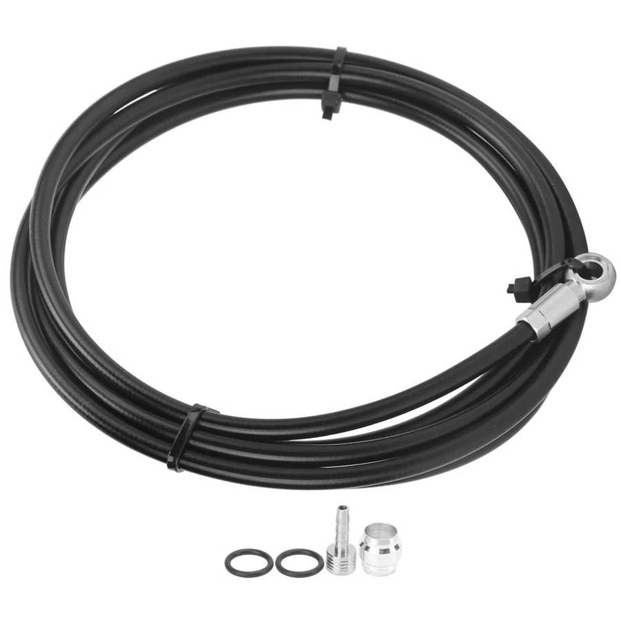 Bicycle Bike Oil Disc Brake Cable 2M Bike Disc Brake Oil Tube Brake Hose with Connection Insert for SRAM GUIDE R/RS/G2