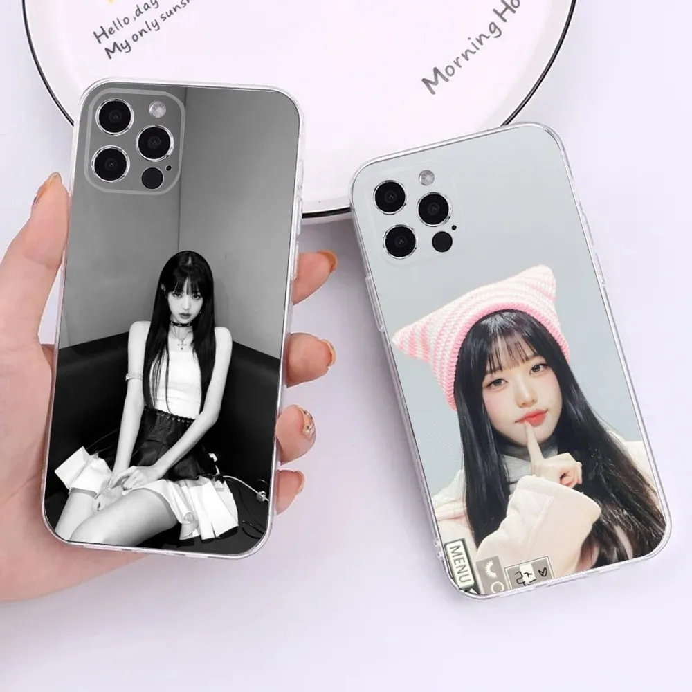 

Kpop Jang Won Y-Young Phone Case For iPhone 15,14,13,12,11 Plus,Pro,Max,XR,XS,X,7,8 Plus,SE,Mini Transparent Silicone Soft