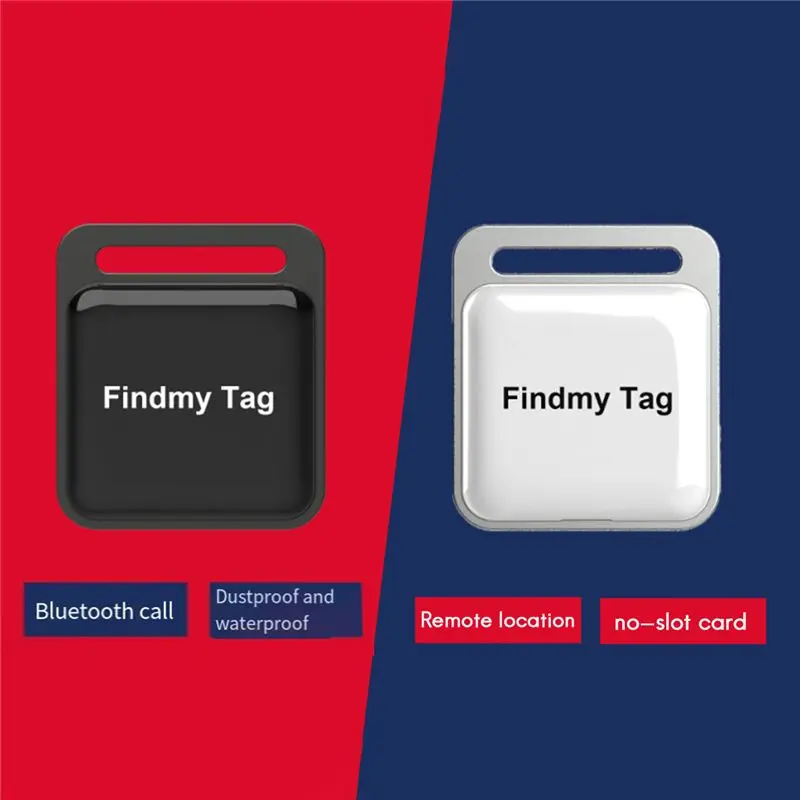 Child Locator Anti Lost Alarm Key Child Bag Wallet Finder APP GPS Record Smart Tag For /Android -White