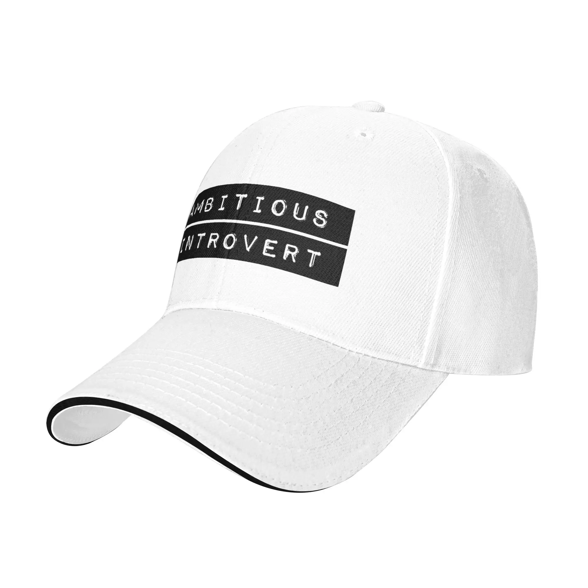 Ambitious Introvert Label Sticker Gift For Children Men Women A Baseball Cap Hat