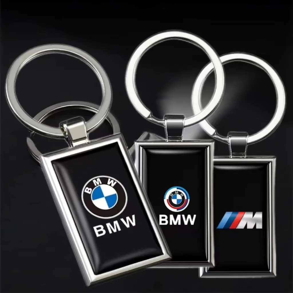 Supreme Black Zinc Alloy Car Keyring Auto Logo Keychain Pendant For BMW X1 X2 X3 X5 X4 X6 X7 iX3 F20 F10 F07 E70 E46 E90 E92 E