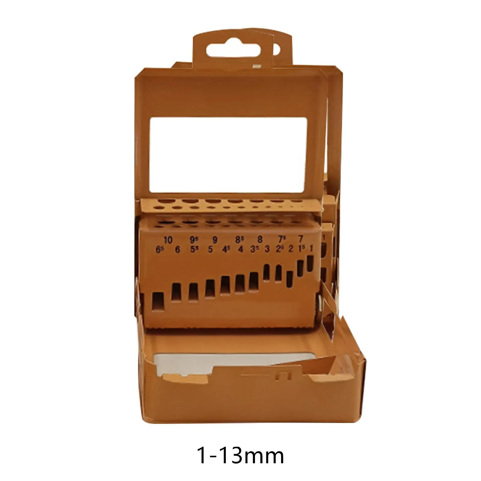 Drill Bit Index Case Portable Storage Box Scale Marking Sturdy Metal Index Storage Box Drill Bit Box Drill Bit Holder Organizer