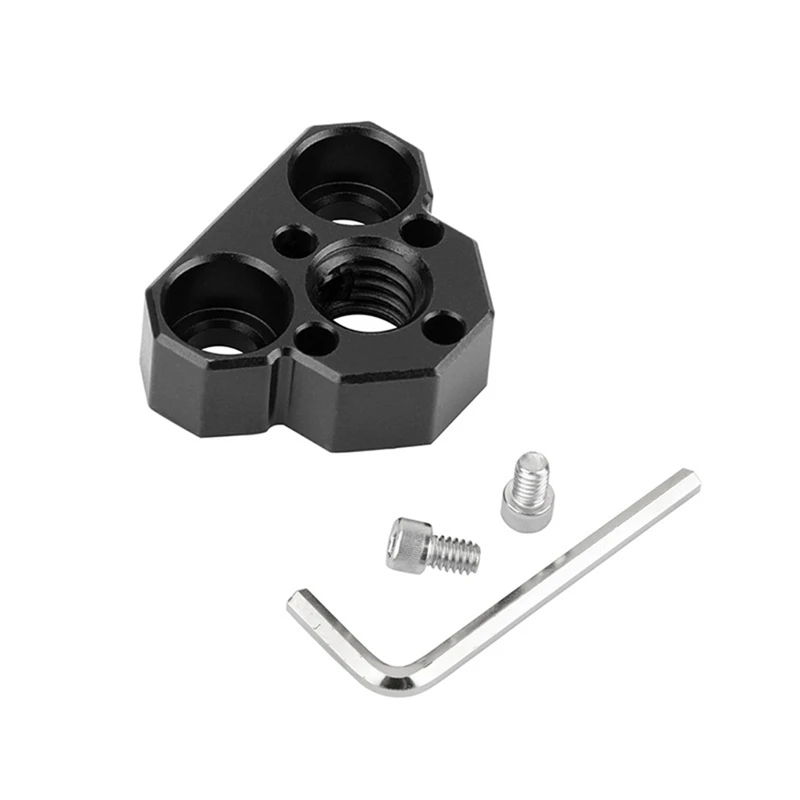 Adaptador de agujero de posicionamiento de tornillo 3/8 antideflexión para soporte de cámara DSLR, accesorios de fotografía