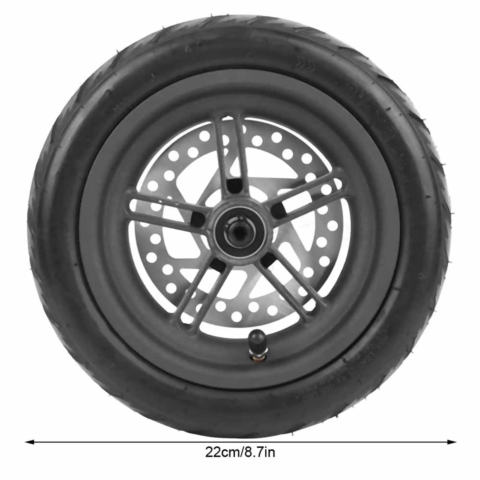 Inflatable Rear Wheel and 120 Disc Brake Accessory for XIAOMI PRO Electric Scooter