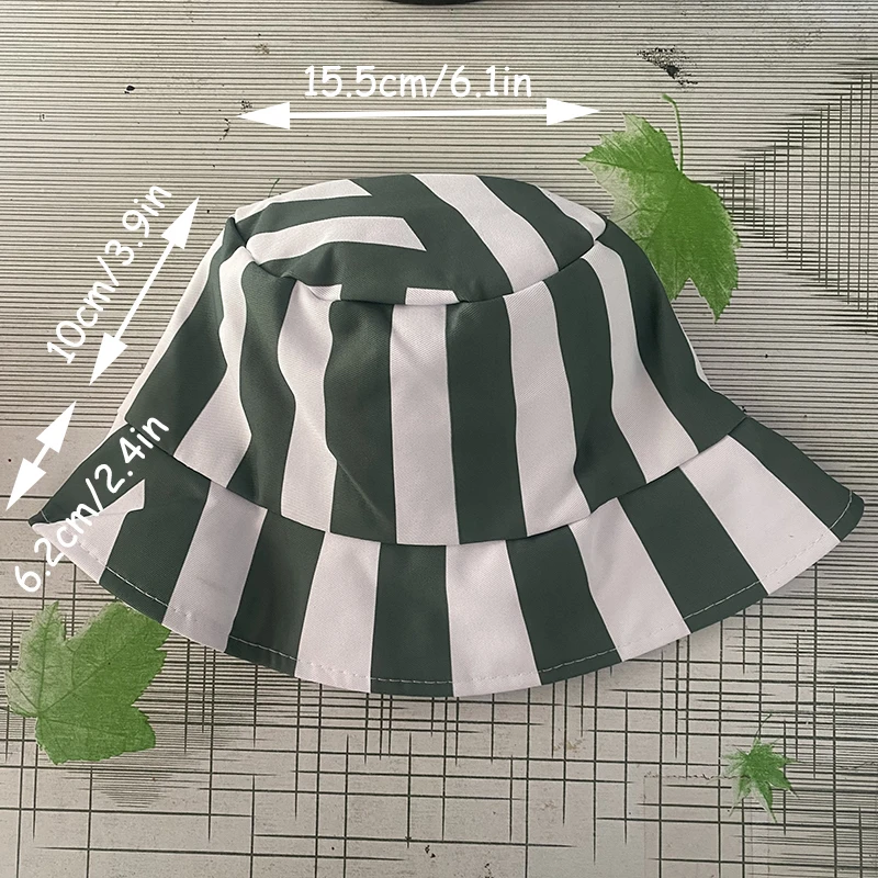 Brdwn Bleach Unisex Urahara Kisuke Cosplay Hat Cap Dome Green and White Striped watermelon Summer Cool Hat
