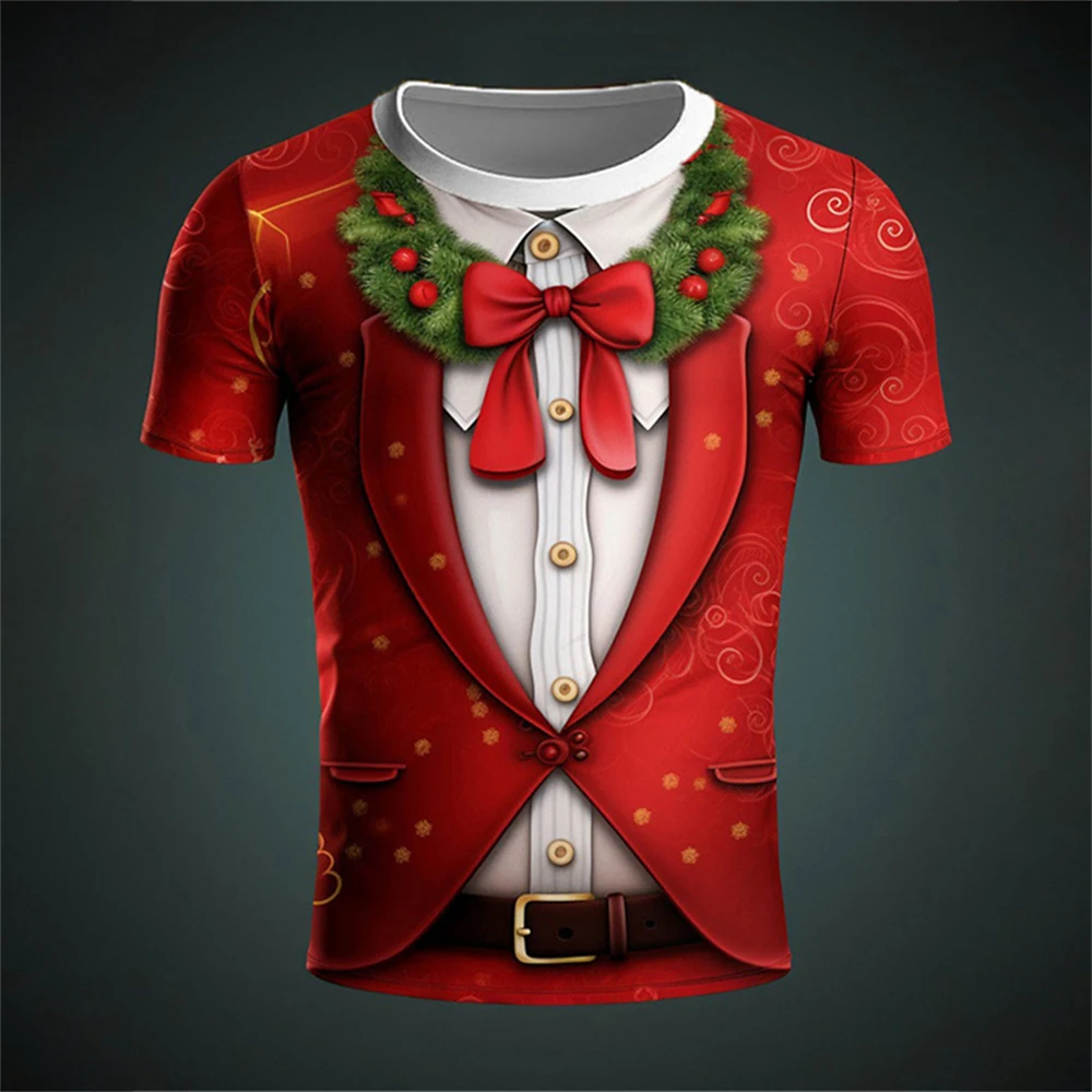 3DメリークリスマスプリントTシャツ サンタクロース クリス - 3D Printing Xmas のレビューと価格