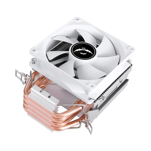 Imagen 2 del producto Enfriador de procesador de PC, ventilador de Cpu de refrigeración de 4 tubos de calor, 90mm, 3 pines, 4 pines, Compatible con x79 x99 E5 i3 i5 AM3 AM4 LGA1200 1700 115x2066 2011-3