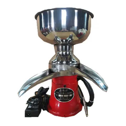 전자동 우유 원심 분리기, 이중 목적 스키밍 머신, 전기 크림 분리기, 영어 매뉴얼, 220V, 12V