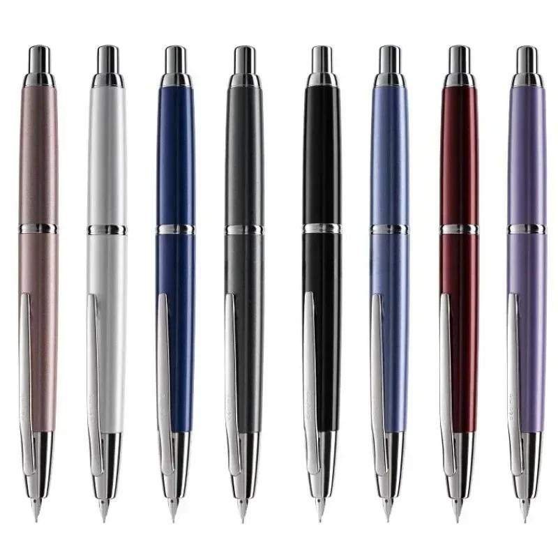 

Smooth Japan PILOT Capless Fountain Pen 18K Gold Nib Decimo Push-type Nib Generation Auminum Student Writing Gift Pen