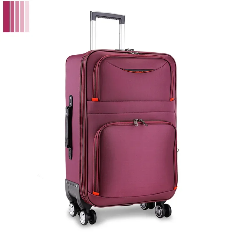 20Inch Grote Capaciteit Koffer Mannen Universele Wiel Studenten Oxford Doek Wachtwoord Reiskoffer Zakelijke Bagage Trolley Case