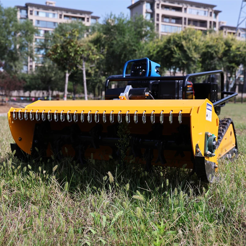 Customized Chinese Factory Hot Automated Auto Grass Cutter Self-propelled Remote Control flail Mower