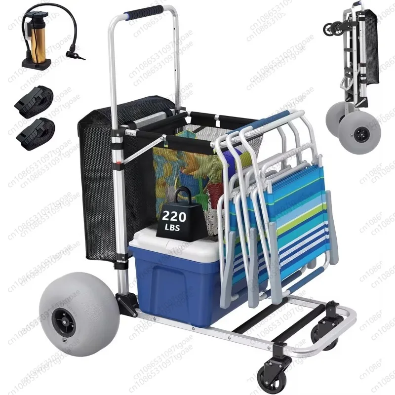 MM  Converted from a light fishing cart, it can bear 90 kilograms