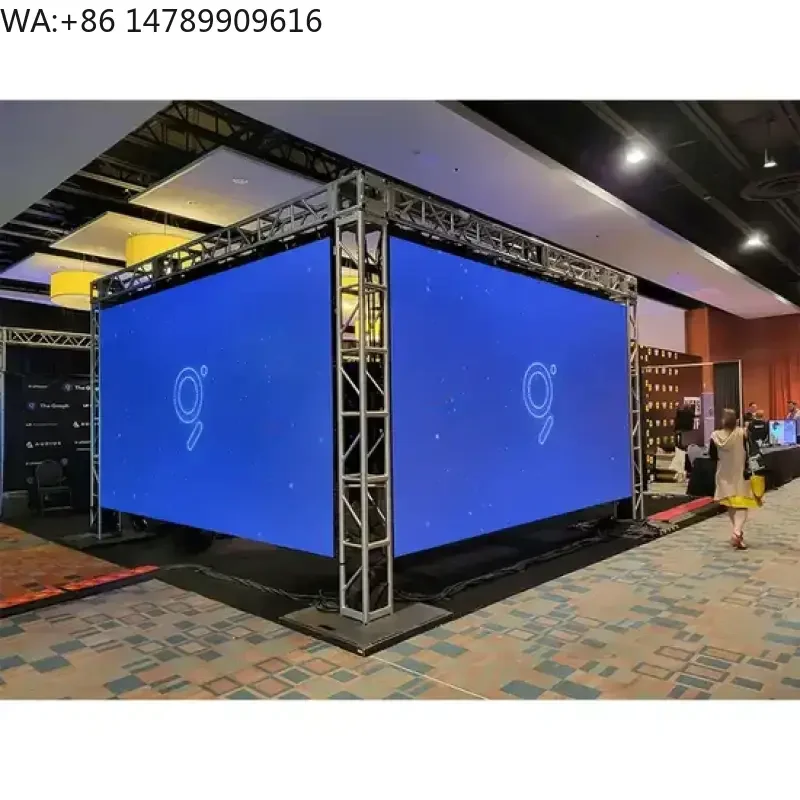 Custom Weatherproof Outdoor LED DisplayIndoor Outdoor Full Color Die-Casting Aluminium Rental Display