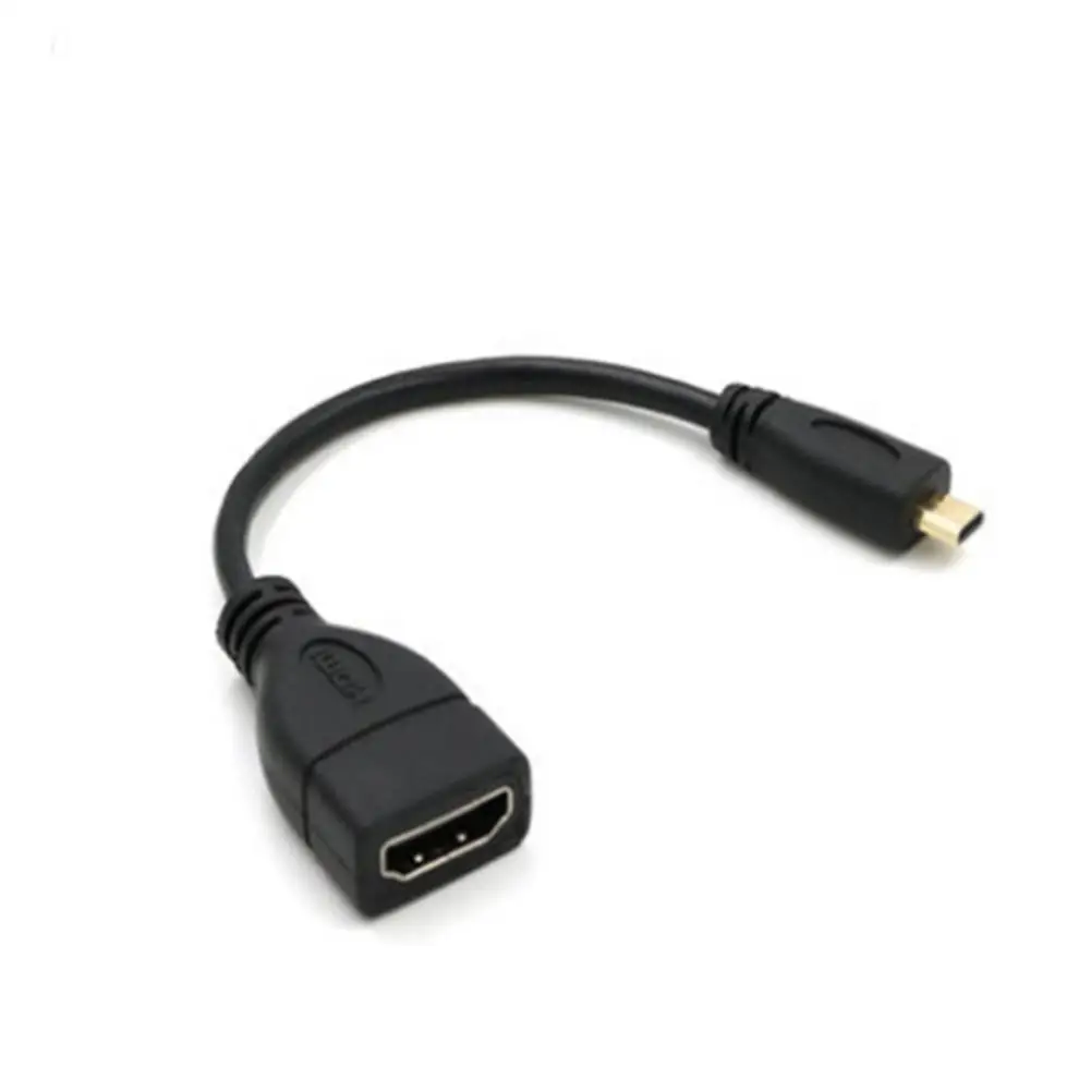 Micro HDMI Cable 4K 60Hz Micro HDMI To HDMI Female Adapter Cable For Raspberry Pi 5/Pi 4 Hero 7 6 A6000 Camera HDTV