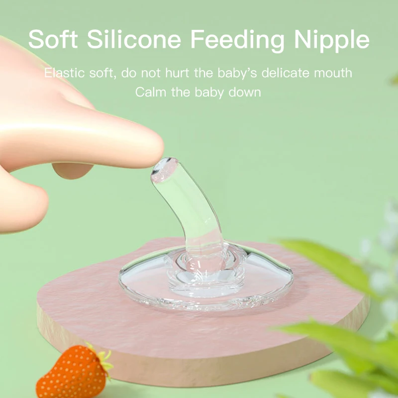 5ml Anti Choking Baby Medicine Dispense Syringe Pacifier Silicone Baby Medicine Feeder Feeding Juice Liquid Food