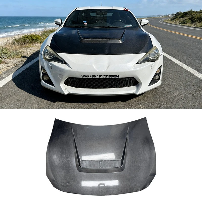 

Стильный капот из карбона для 86 GT86 BRZ 2013-2019, крышка двигателя, обвес, автозапчасти и аксессуары
