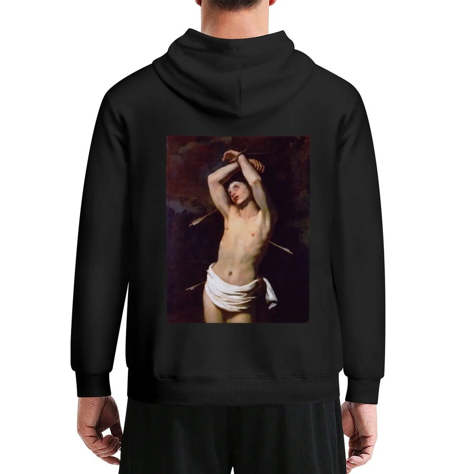 

St. Sebastian by Nicolas Régnier Hoodie fashion men clothes for men autumn jacket men autumn new hoodies and sweatshirts