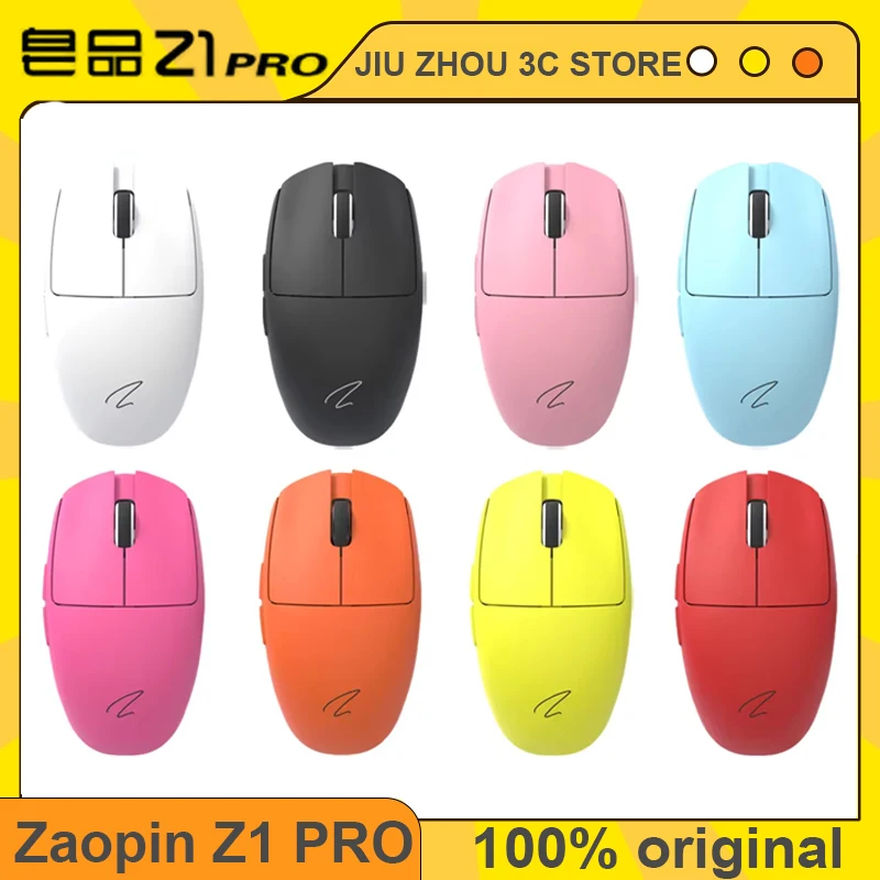 

Zaopin Z1 PRO Wireless Mouse Paw3395 Bluetooth Wireless Three Mode Nordic 52840 52g Lightweight Ergonomics PC Gamer Mouse Custom