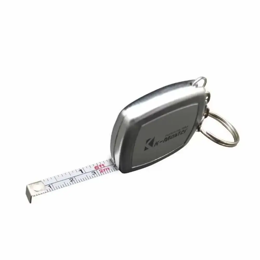 High Precision 1m/3FT Tape Measure With Keychain Drop-Resistant Carpentry Ruler Measuring Tool Wear-Resistant Small Steel Ruler