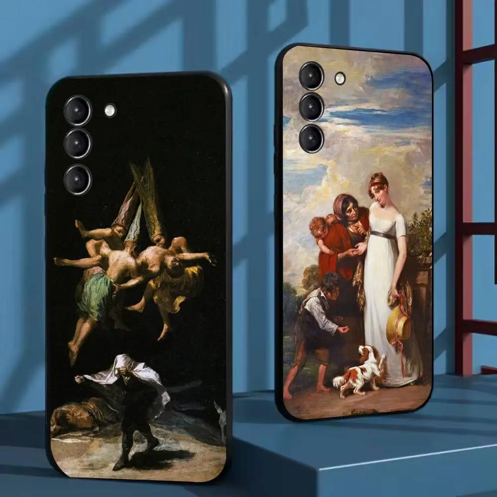 

Spain Francisco Goya Art Phone Case For Samsung Galaxy A 91,80,73,72,71,53,52,51,22,5G Shockproof Soft Black Cover