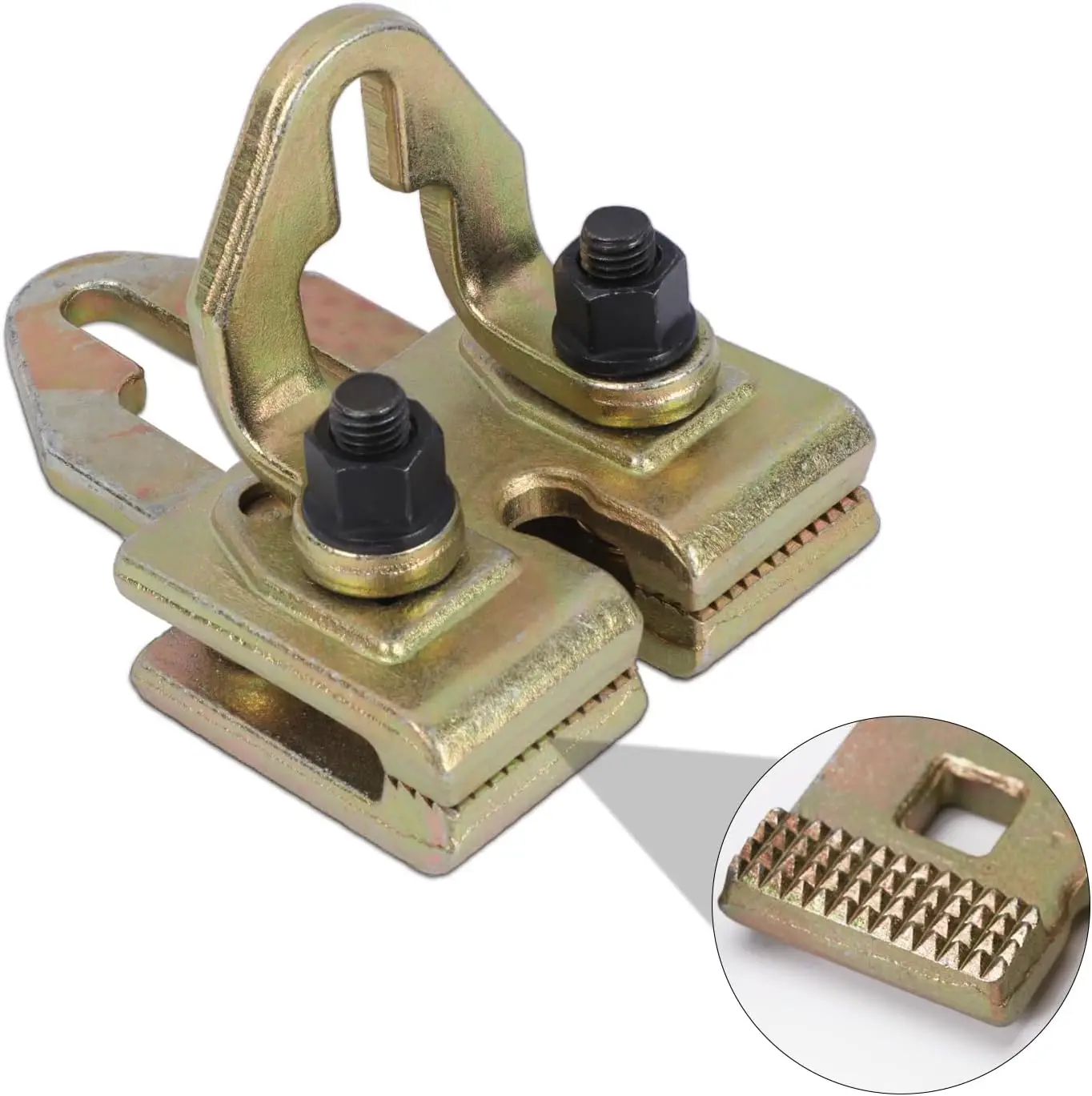 

5 Ton Auto Body Pull Clamp, Heavy Duty Right Angle Universal Clamp for Car Frame Repair