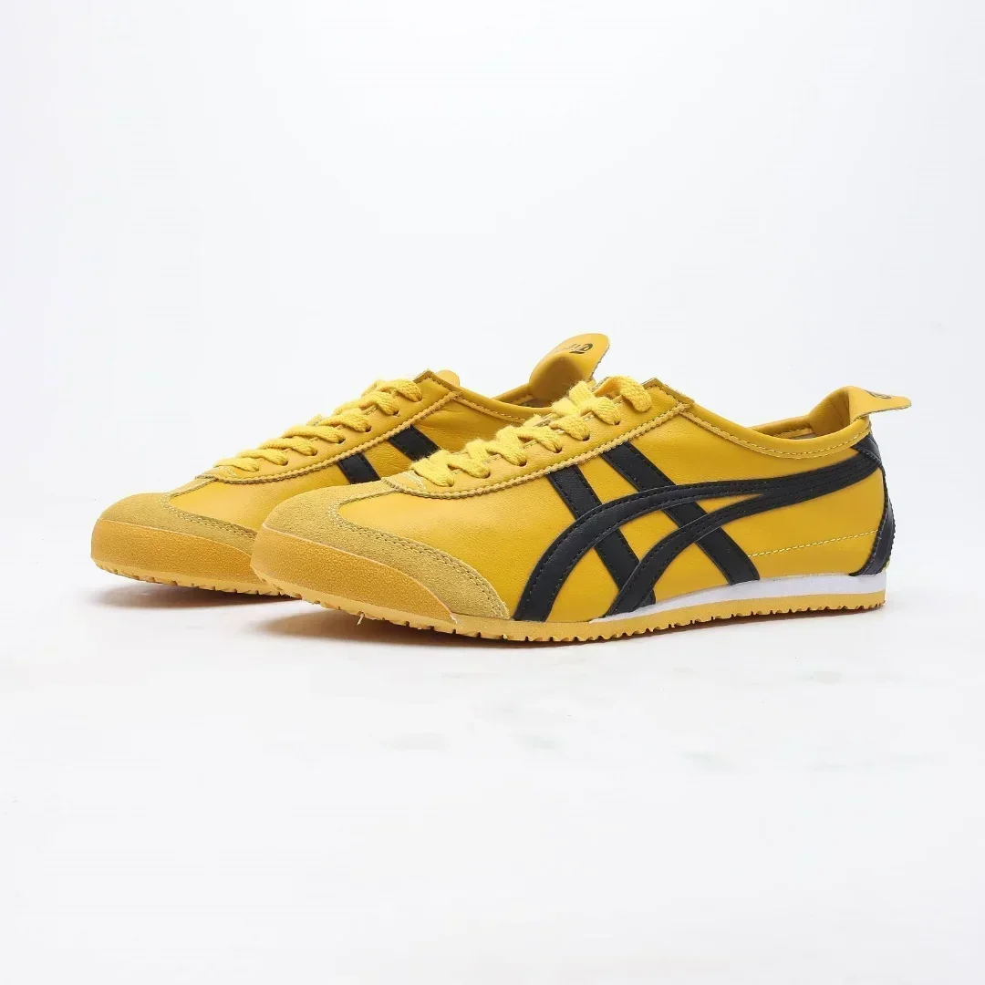 클래식 오리지널 Asics Onitsuka Tiger MEXICO 66 신발끈 포함, 쿠션 Asics, 남녀공용 운동화 통기성 플랫 슈즈