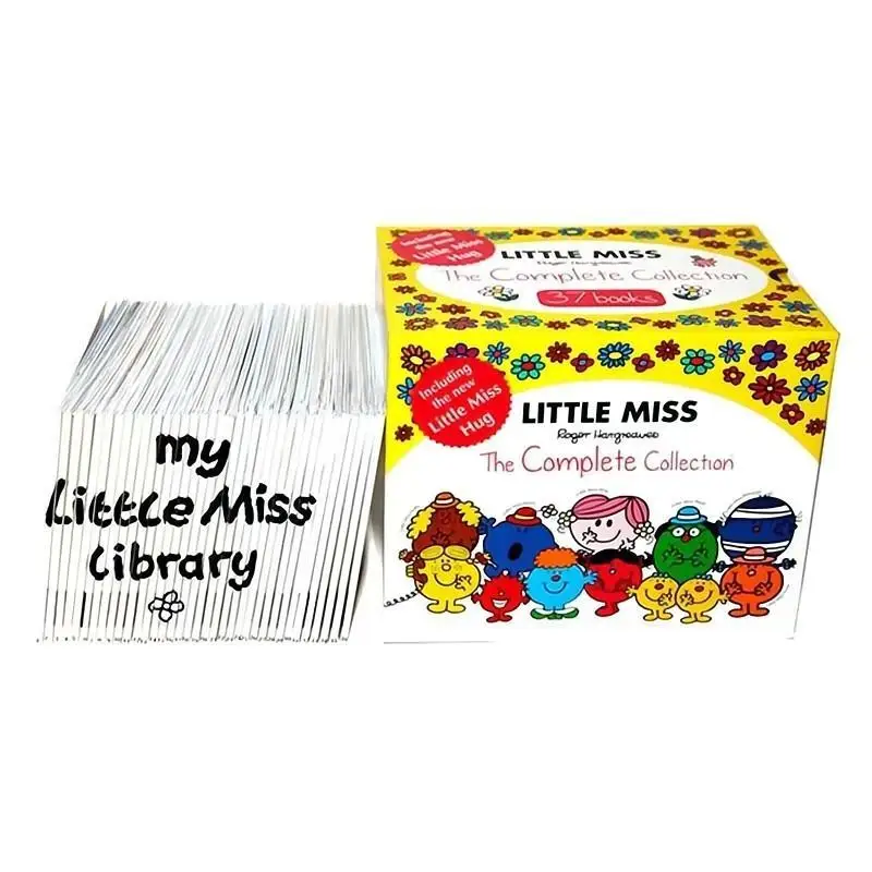 37 Books/Set Mr Men Little Miss Children English Storybook Learning Education Reading Habit EQ Training Age 3-8