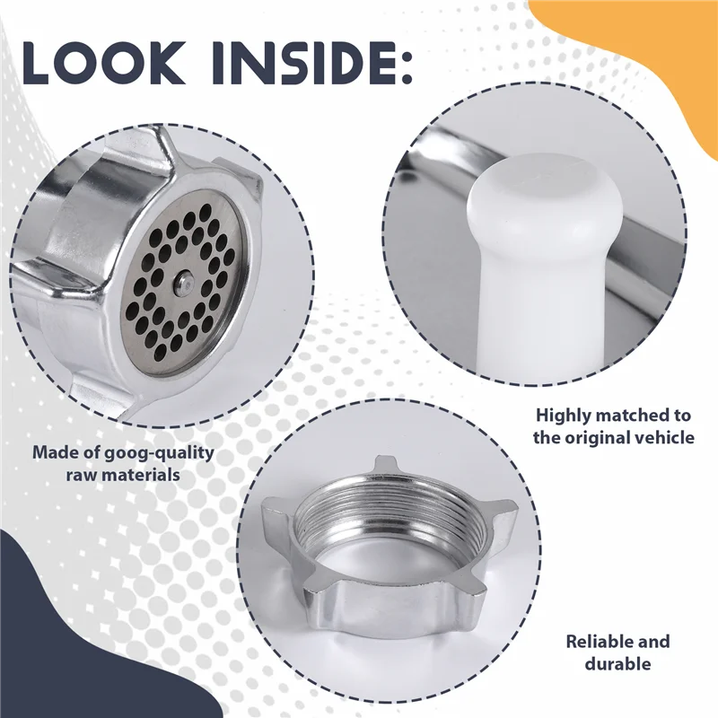 

Practical-1 Set Metal Food Grinder Attachment For Kitchenaid Stand Mixers, Meat Grinder Attachment Included