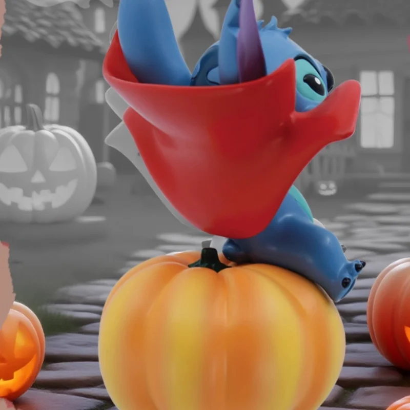 ฟิกเกอร์อนิเมะลิโล่แอนด์สติทช์ ฮาโลวีน ฟักทอง 140 มม. ของเล่นแอคชั่นฟิกเกอร์สำหรับเด็กผู้ชาย ชุดประกอบโมเดล ของสะสม ของขวัญ