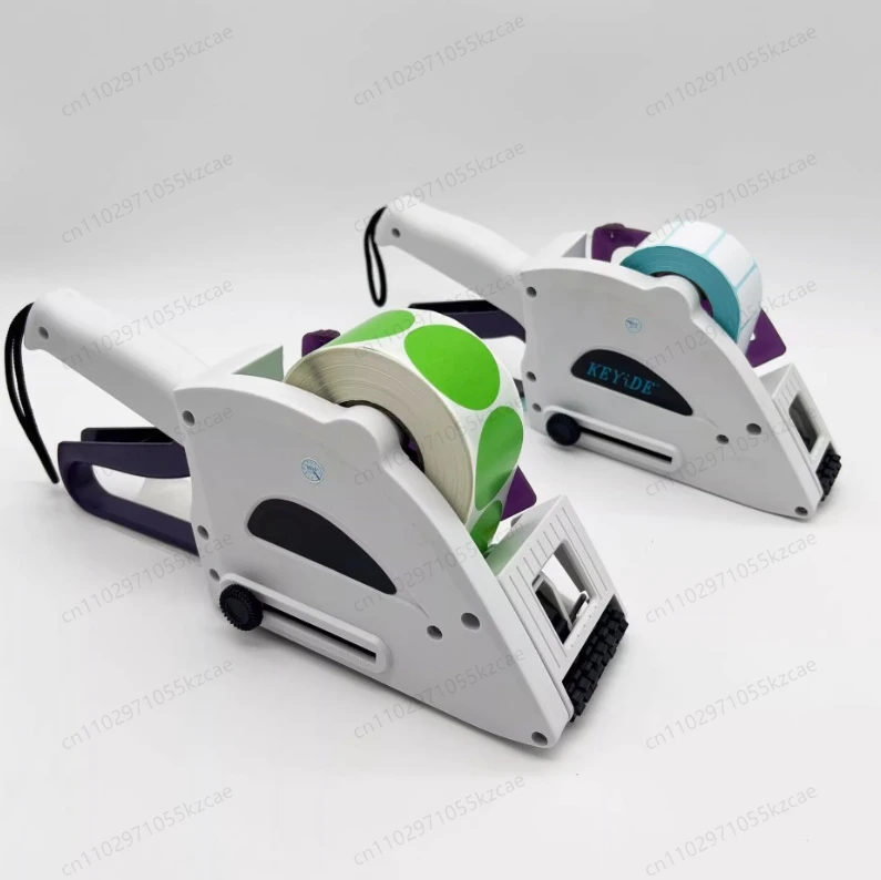 

Semi Automatic Sticker Handheld Labeling Plastic Round Bottle Flat Small Self-adhesive Label Machine Supermarket Pricing Tool