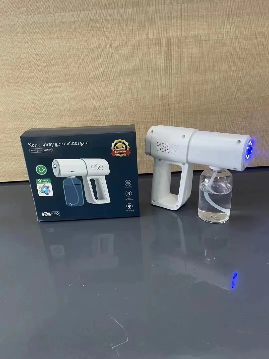 ใหม่ K5 Pro Nano สเปรย์ Sanitizer Sprayers USB ชาร์จมือถือไอน้ำฆ่าเชื้อปืนสำหรับ Home Garden