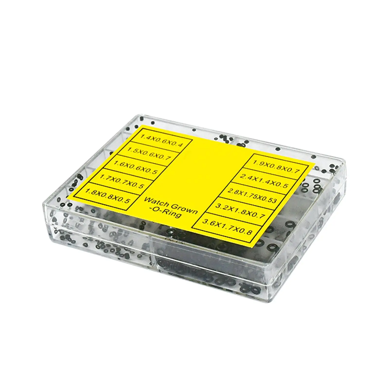 1000 Stück Uhrenkrone O, wasserdichte Gummischeibe, Uhrenkrone O-Ringe, Dichtungen, Dichtungen für Uhren, mechanische Ausrüstung